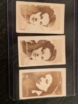 1948 Topps Magic Photos Stars Of Stage And Screen Partial Set 4