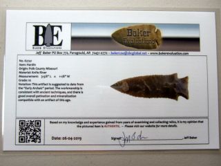 Fine Authentic Collector Grade 10 Missouri Knife River Hardin Arrowheads 6