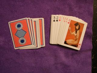 Vintage Fifty - Two Art Studies 1950 S Nude Girls Playing Cards Complete