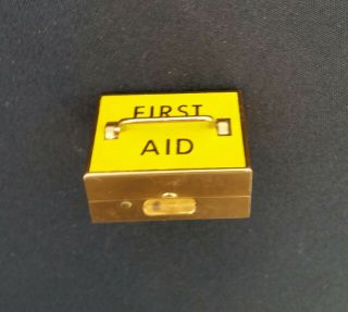 Vintage MINI First Aid Kit TINY 1 1/2 