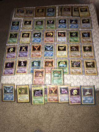 Pokemon Mystery Pack - 10 - Cards Holo First Edition Shadowless
