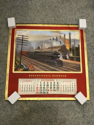Pennsylvania Railroad Prr 1941 Wall Calendar