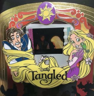 A Piece Of Disney Movies Pin,  Tangled,  Rapunzel & Flynn Pin,  Le 2000