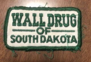 Vintage Souvenir Sewing Patch - Wall Drug Of South Dakota