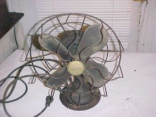 Antique Vintage Westinghouse 516860 - A 12 " 4 - Blade Oscillating Fan