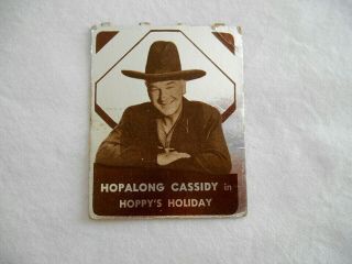 1950 Hopalong Cassidy Foil Card In Hoppy 