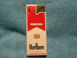 Vintage Marlboro Cigarettes Advertising Lighter