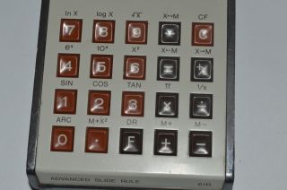 Vintage ROCKWELL 61R Advance Slide Rule Calculator As - Is Parts Repair 4