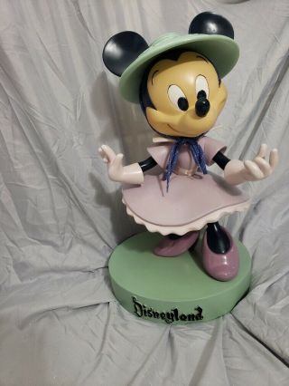 Disney Disneyland Minnie Mouse Big Fig - Figure - Large Statue Figurine 50th Ann