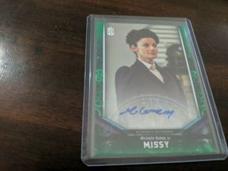 2018 Doctor Who Signature Series Michelle Gomez As Missy Autograph 10/50