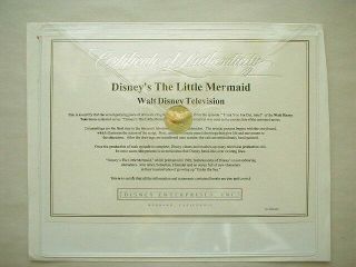 Disney ' s THE LITTLE MERMAID TV PRODUCTION CEL ARIEL & FRIENDS 4