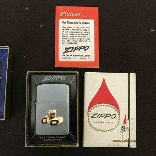 Zippo Lighters With Paperwork And Boxes