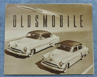 1951 Oldsmobile Fold Out Dealer Sales Brochure