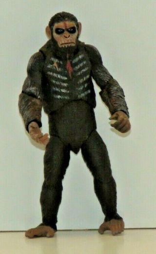 Planet of the Apes CAESAR action figure NECA,  loose with accessories 3
