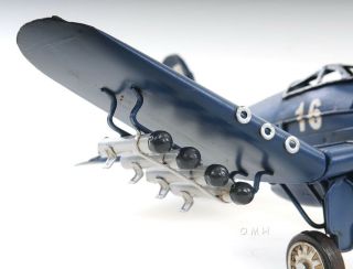 Chance Vought F4U Corsair Metal Desk Model 13 