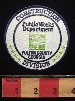 Fulton County Georgia Patch Public Department Construction Division 68kk