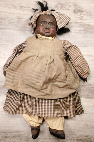Maynard Arnett Wood Country Store Doll Black Americana Sallyann 76/500 Wow