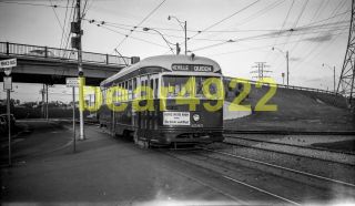 Trolley Negative: Toronto Ttc Pcc 4585 Humber Loop 1961