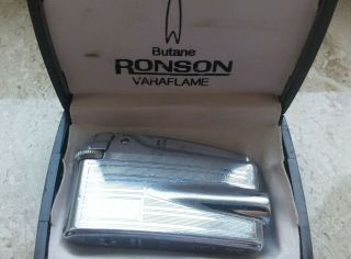 ⭐ Vintage Ronson Varaflame Lighter - England ⭐