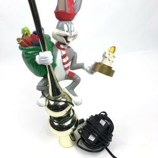 Vtg Warner Bros Looney Tune Bugs Bunny Lighted Animated Mr Christmas Tree Topper