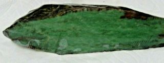 Rough Jade Mineral Specimen 8.  1 Oz Cut 5 X 1 1/2 X 1 "