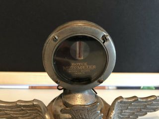Early Boyce Moto Meter With Winged Cap 2