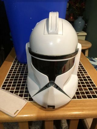 Star Wars Clone Storm Trooper Talking/voice Changer Helmet Hasbro 2008