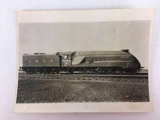 Vintage Railroad Photograph B&w 1936 Lner Official Photo Mallard Train Engine