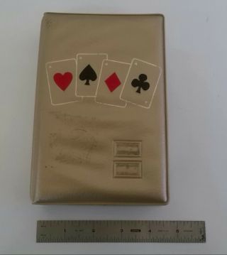 Playing Cards Pitch Canasta Pinochle Contact Bridge With Pencils & Score Pad