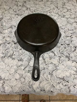 Wagner Ware Cast Iron 6 Skillet 1056 Z Cleaned Seasoned Sits Flat