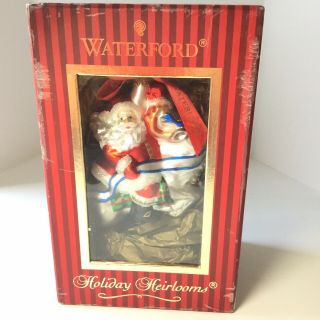 Waterford Holiday Heirlooms Santa Reindeer Ornament Santa’s Journey 3rd Edition