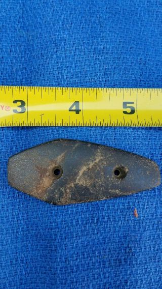 Authentic Michigan Glacial Kame Coffin Style Gorget Arrowheads