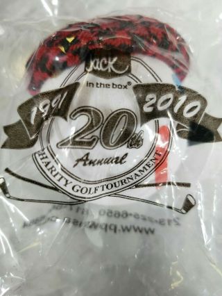 Jack In The Box Golfing Jack Antenna Ball Topper 20th Annual Tournament