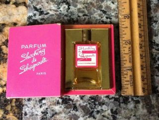 Shocking De Schiaparelli Vintage Miniature Perfume Bottle - Made In France
