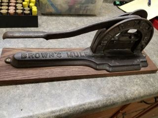 Antique Cast Iron R.  J.  R.  Tobacco Co Brown 