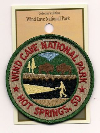 Wind Cave National Park Hot Springs South Dakota Souvenir Patch