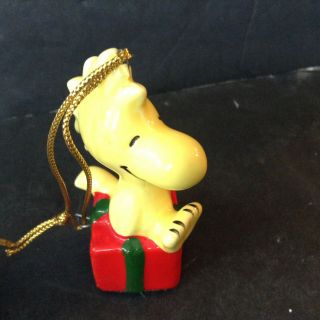 1965 CHARLIE BROWN WOODSTOCK & SNOOPY CHRISTMAS ORNAMENT UNITED FEATURE SYND. 3