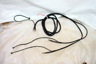 Vintage Nos Cloth Covered 4 Wire Cord 58 " Long Radio Headset