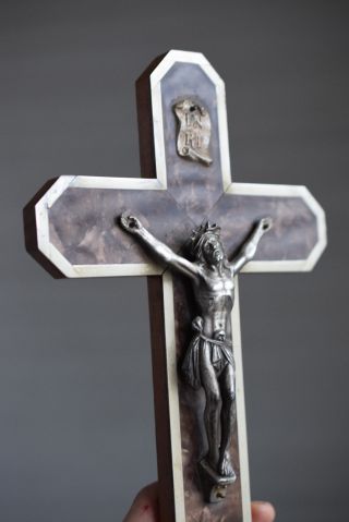 ⭐ Vintage Crucifix,  Religious Wall Cross,  Art Deco⭐