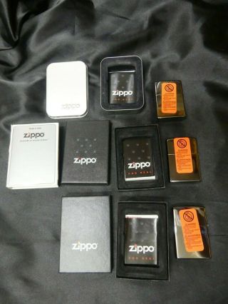 3 each THE WALL 1982 - 2002 VIETNAM REMEMBERED ZIPPO LIGHTERS 7