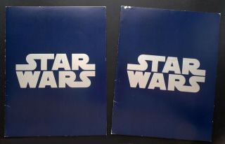 2 Star Wars Theater Programs From 1st Premiere Release 1977 -