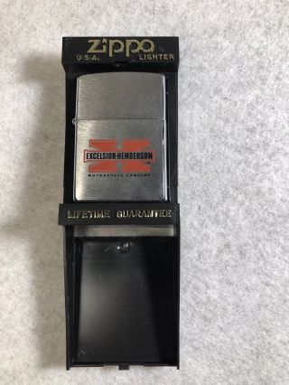 Excelsior Henderson X Zippo Lighter Never Lit