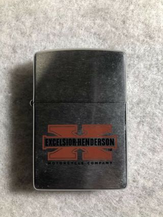 Excelsior Henderson X Zippo Lighter Never Lit 2
