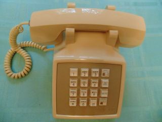 Vintage Touch Tone Phone At&t 100 Telephone Home Desk Pulse Tone Orig.