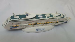 Royal Caribbean Adventure Of The Seas Model Cruise Ship Resin Travel Souvenir