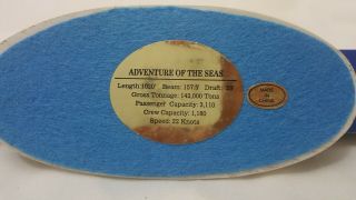 Royal Caribbean Adventure Of The Seas Model Cruise Ship Resin Travel Souvenir 5