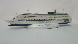 Royal Caribbean Adventure Of The Seas Model Cruise Ship Resin Travel Souvenir 7