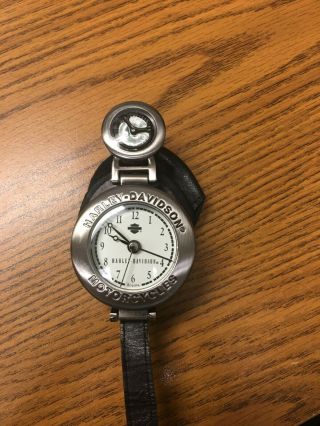 Harley Davidson Bulova Watch And Compass Combo Set