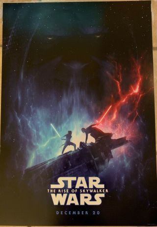 2019 D23 Expo Star Wars The Rise Of Skywalker Episode 9 Exclusive Poster Disney