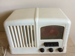 Vintage Art Deco Mantola Desktop Tube Radio